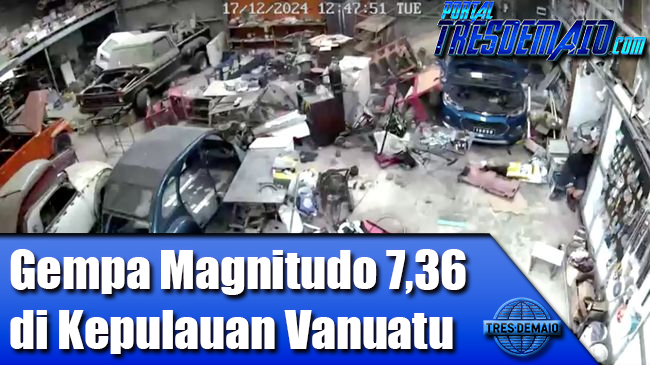 Gempa Magnitudo 7,3 Guncang Kepulauan Vanuatu, Peringatan Tsunami Dikeluarkan