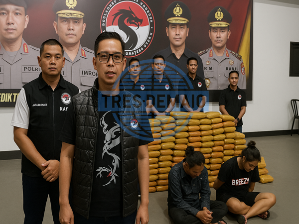 Dua Pelaku Penyelundupan Ganja 143 Kilogram Sudah Ditangkap
