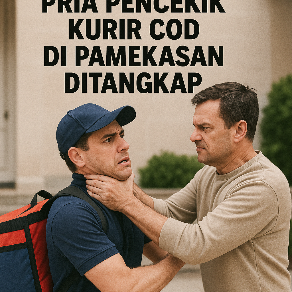 Pria Pencekik Kurir COD di Pamekasan Ditangkap